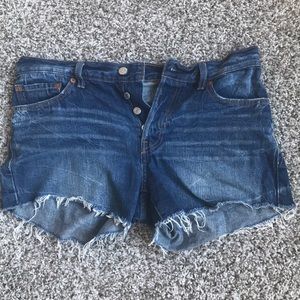 Levi Strauss Mid-Rise Cutoff Jean Shorts